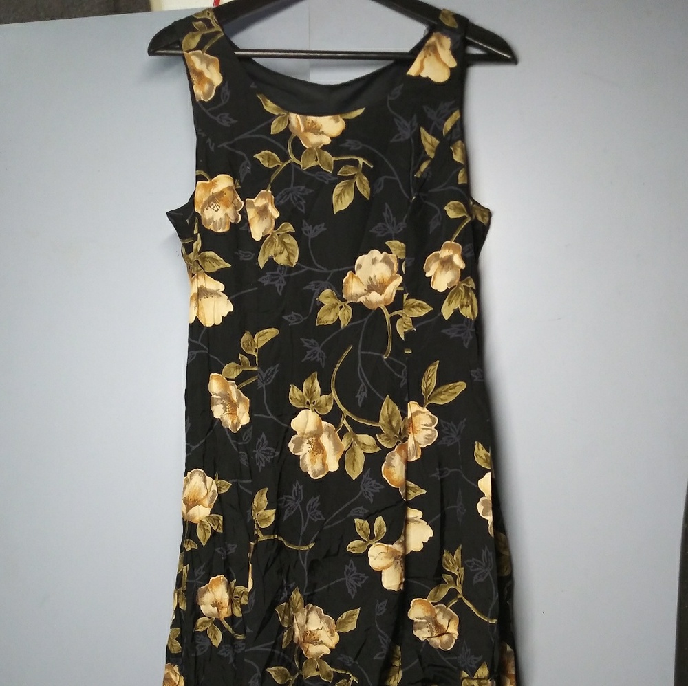 Dress floral sleeveless
